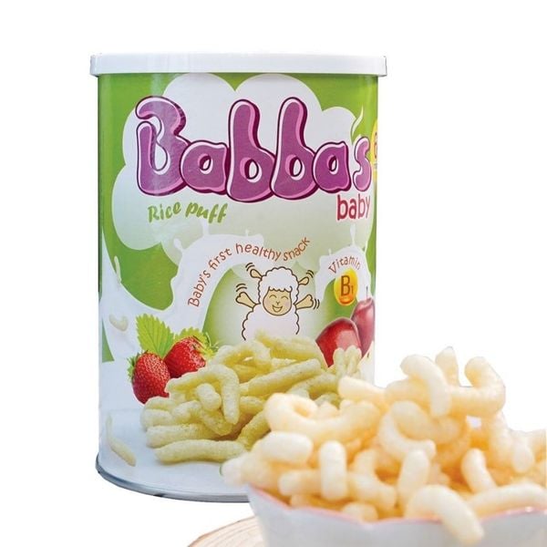 Bánh gạo ăn dặm cho bé Babba’s Baby Malaisia từ 6 tháng hàng chính hãng