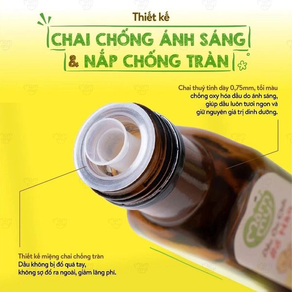 Dầu ăn dặm bổ não Mămmy bổ sung DHA, Omega 3