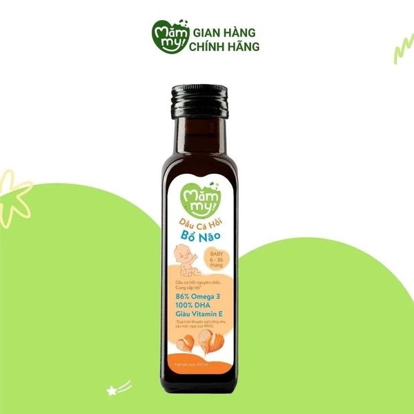 Dầu ăn dặm bổ não Mămmy bổ sung DHA, Omega 3