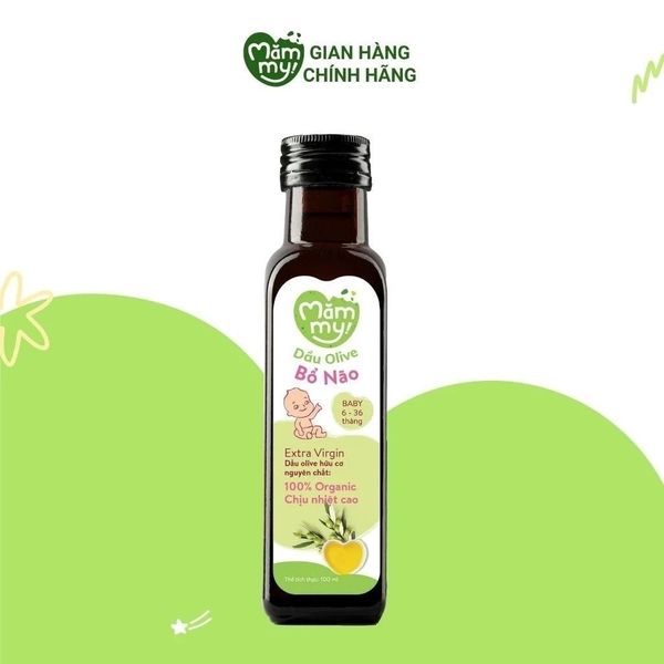 Dầu ăn dặm bổ não Mămmy bổ sung DHA, Omega 3
