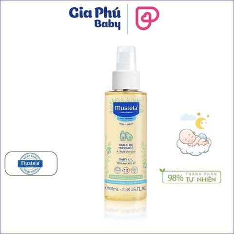 Dầu Massage Mustela 100ml Cho Trẻ Sơ Sinh