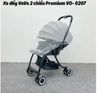 Xe Đẩy Vovo 2 Chiều Premium VO-0207 - Đủ màu