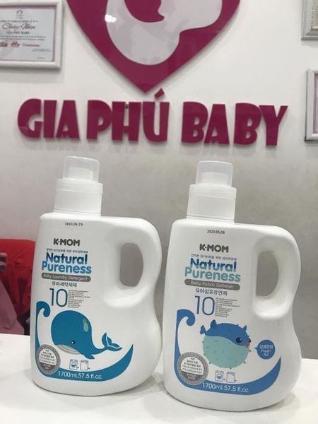Nước xả vải sơ sinh hữu cơ Kmom Hàn Quốc