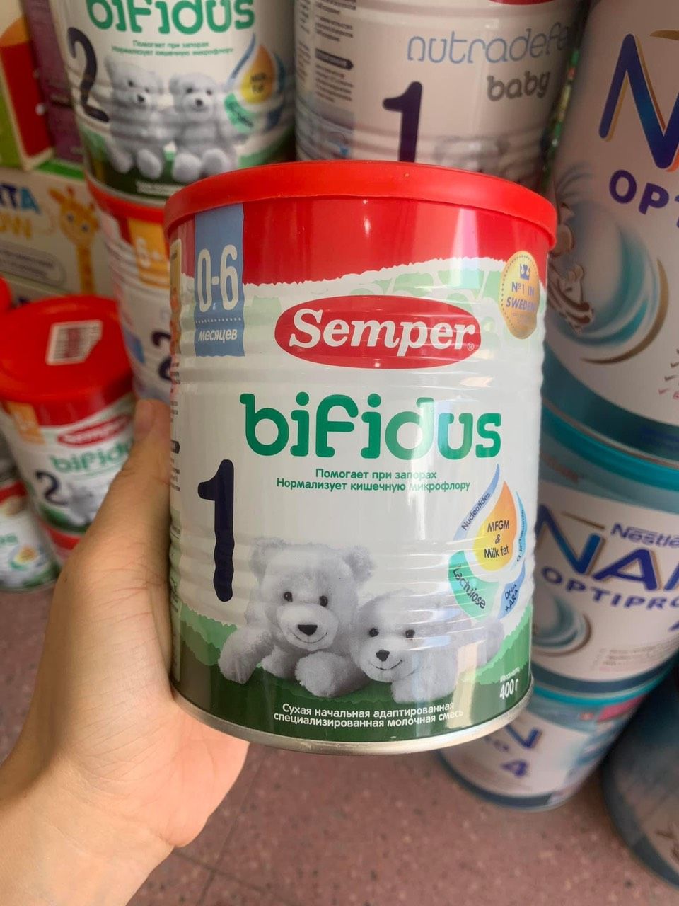 sữa semper bifidus Nga số 1,2 hộp 400g – Gia Phú Baby