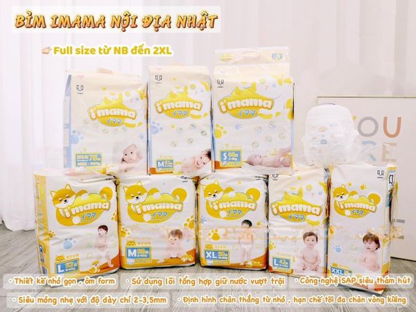 Bỉm Imama cao cấp nhật bản đủ size