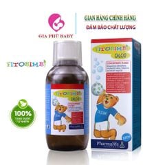 Fitobimbi Calcio Bổ sung Canxi và vitamin D GIúp phát triển chiều cao tối đa cho trẻ Bé xương răng chắc khỏe Chai 200