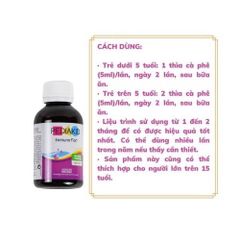 Siro Pediakid immuno Fort phát triển toàn diện cho bé - tăng đề kháng,chống còi xương, ăn ngon, bổ máu (Chai 125ml)