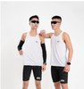 Áo Chạy Bộ PR SPORT màu trắng trơn có cờ
