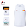 Áo Chạy Bộ PR SPORT màu trắng trơn có cờ