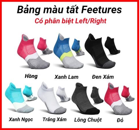  Tất Chạy Bộ FEETURES, Tất Thể Thao Giá Tốt 