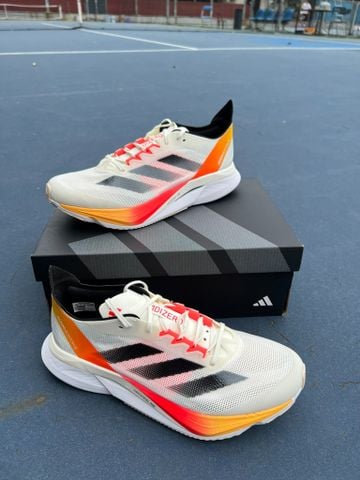  giày chạy bộ adizero boston 12 màu trắng 