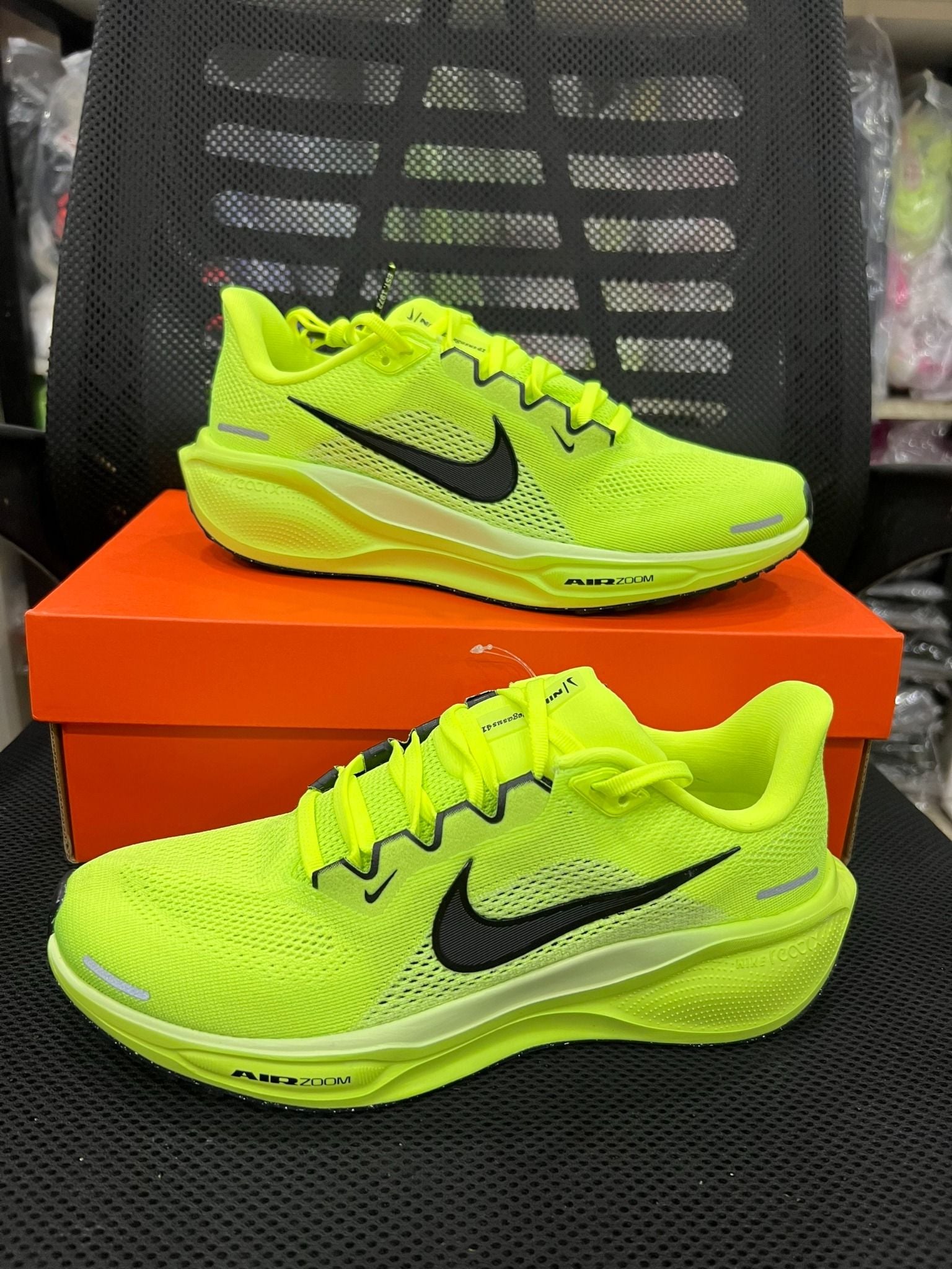 Giày chạy bộ W air zoomx Pegasus 41 màu xanh cốm