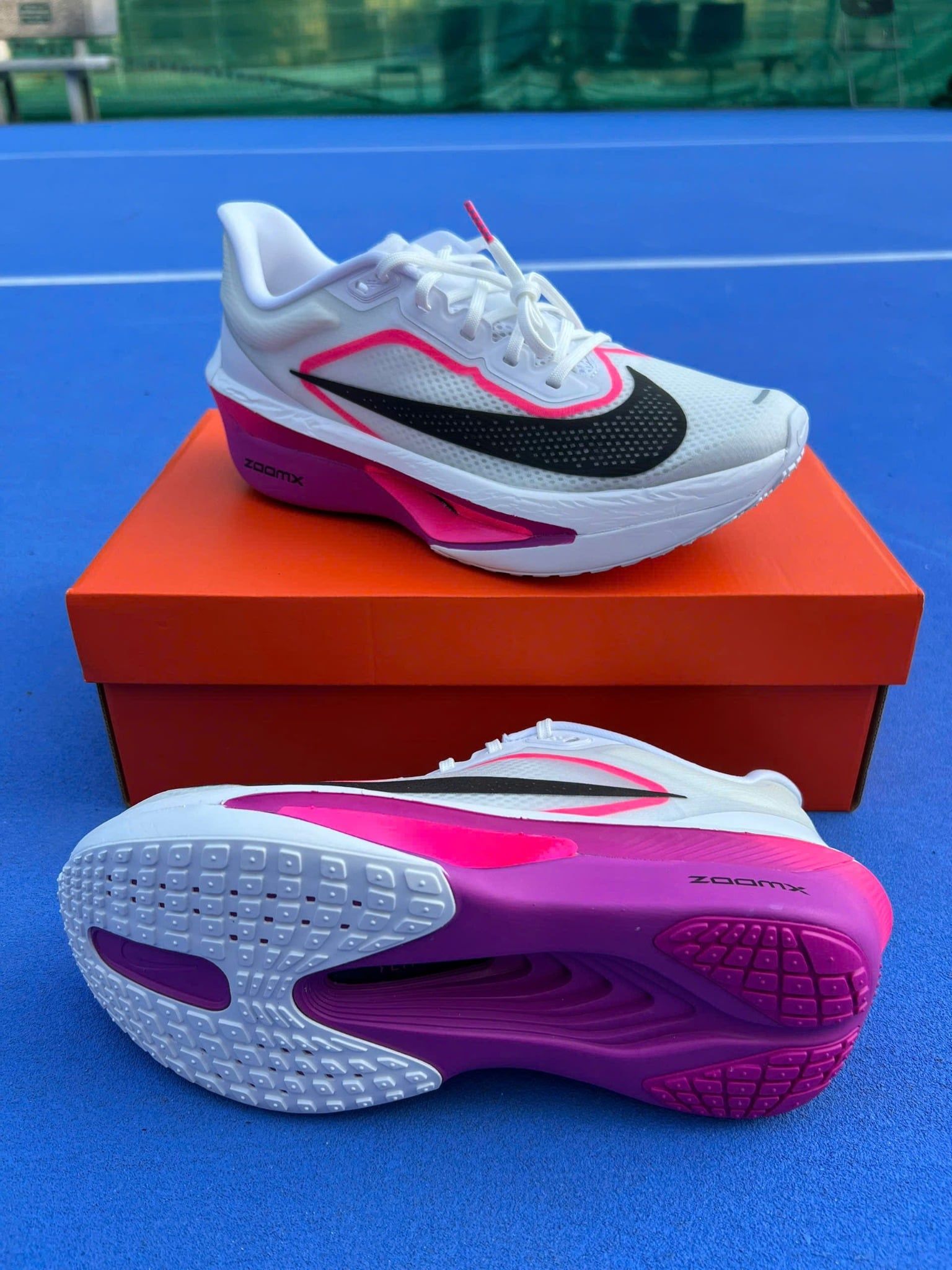 Giày Chạy Bộ Nike Zoom Fly 6 màu trắng tím