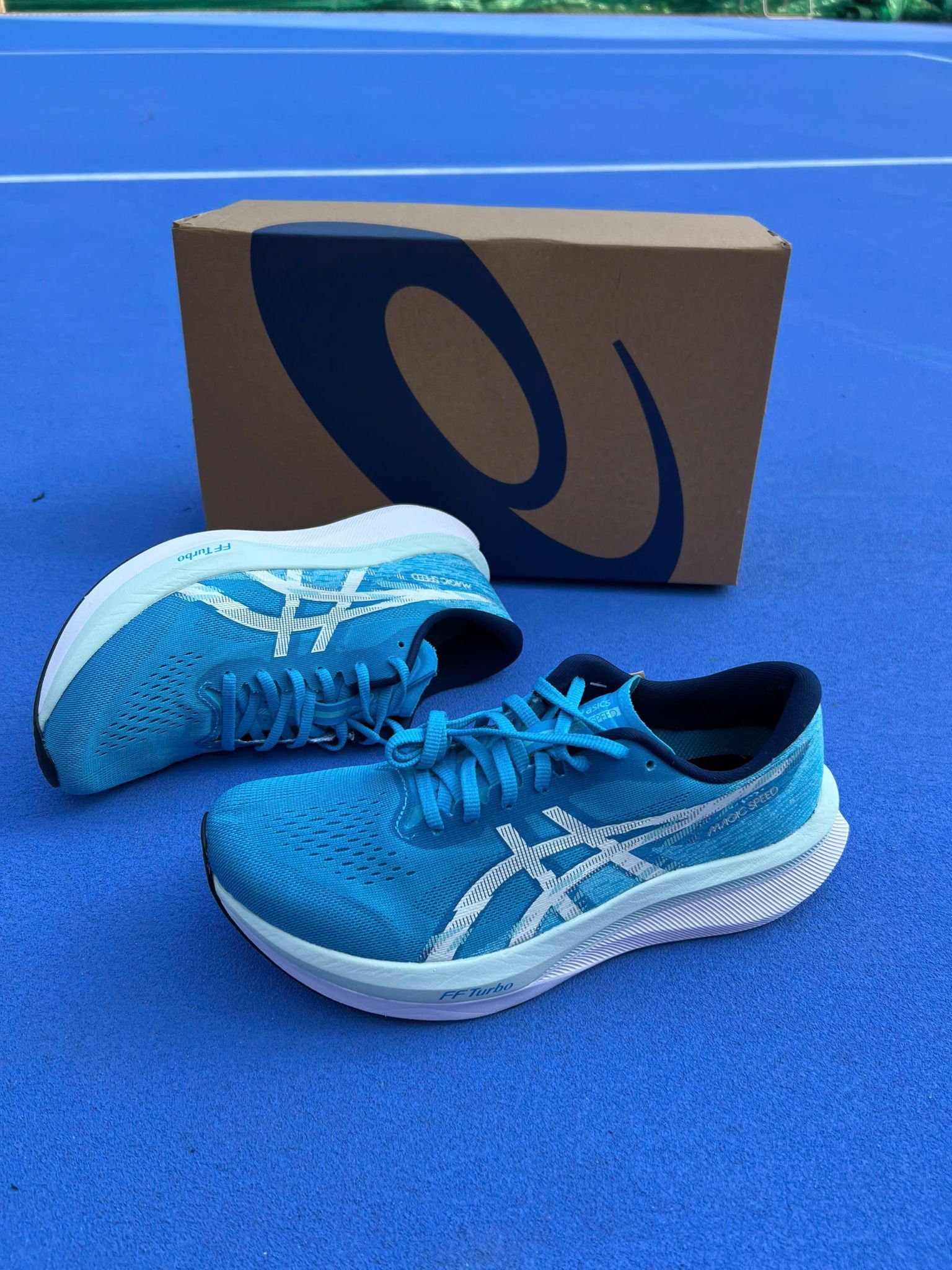 Giày Chạy Bộ ASICS MAGIC SPEED 4 màu xanh dương