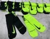 Tất Chạy Bộ NIKE Dri-Fit Socks Unisex Black/Neon Green