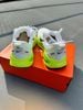 Giày Chạy Bộ Nike Vomero 18 White Black Electric Green Volt  - HM6803 100