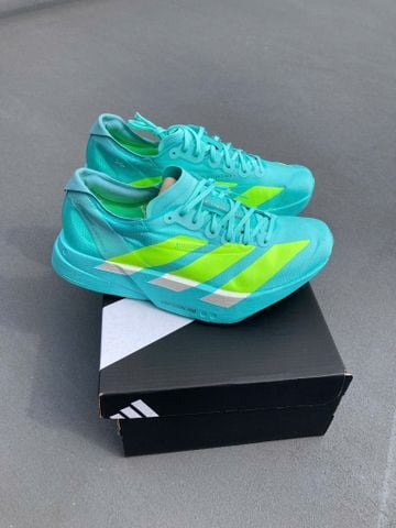  Giày Chạy Bộ Adizero Adios Pro 4 Flash Aqua & Lucid Lemon - JR1251 