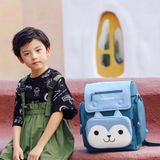  Balo BeddyBear / Beddy Bear Thỏ pipi màu xanh ngọc cho bé trai, bé gái tiểu học từ 6 tuổi - 12 tuổi, chống gù lưng cho bé, tặng kèm túi giấy / BJX-XS-002-XANH 