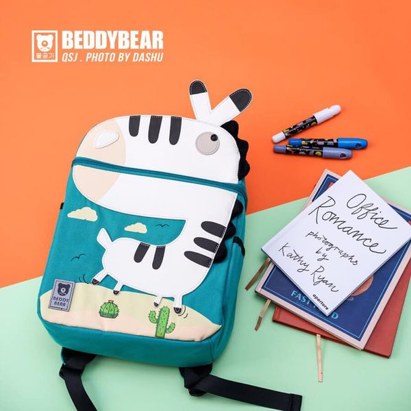  Balo Beddybear Cute Bag In hình Ngựa Vằn - dành cho Bé từ 04 tuổi trở lên -YE-NGUA 