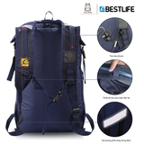  Balo du lịch leo núi đạp xe đạp BESTLIFE Day-Hiking Outdoor  siêu nhẹ chất liệu bền đẹp dạ quang kháng nước - BB-3253OG 