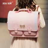  Cặp Balo Zoyzoii B66 cho Bé vào lớp 1 Dòng Retro vintage Chất liệu Polyester phối da cao cấp, bảo hành chính hãng 1 năm 