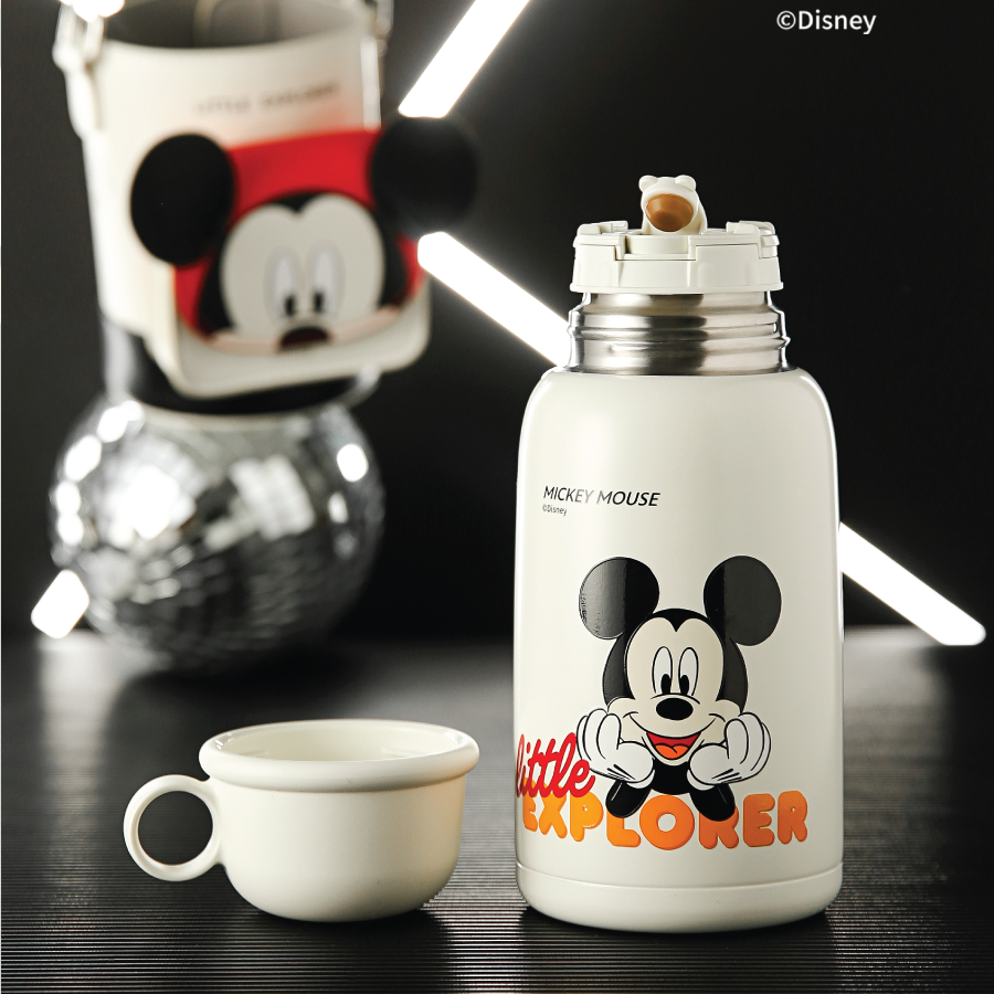  Bình giữ nhiệt trẻ em Beddybear - Chuột Micky - 3 Nắp thay thế - Phiên bản ĐẶC BIỆT - Dung tích 630ml - RT105-630-MICKY 