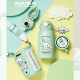  Bình giữ nhiệt Cho Bé Beddy bear - Dung tích 630ml - 3 Nắp thay thế - Phiên bản Chó Cinnamoroll - Thép Không gỉ 316 