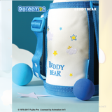  Bình giữ nhiệt cho Bé Doraemon xanh - Chính hãng 100% BeddyBear - Dung tích 600 ml - 2 Nắp thay thế - Inox 316 - Bảo hành chính hãng 1 năm 