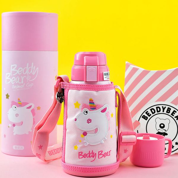 Bình nước giữ nhiệt trẻ em BeddyBear Kỳ Lân / Unicorn 600ml RT103-600-KYLAN