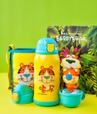  Bình giữ nhiệt cho Bé Trai hoặc Gái Chính hãng 100% Beddy Bear Tiger - Con Hỗ - 3 nắp thay thế - tặng móc khóa - RT104-630-HO 