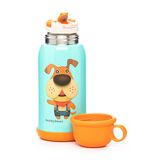  Bình giữ nhiệt trẻ em Beddybear - 3 Nắp thay thế - Hình con Chó - 630ml - Tặng kèm móc khóa - RT104-630-CHO. Chính hãng 