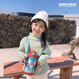  Bình giữ nhiệt Beddybear/ Beddy Bear hình con Chuột cho bé trai, bé gái từ 2 tuổi-12 tuổi / mầm non / tiểu học, inox cao cấp 316 / dung tích 630ml / TẶNG kèm móc khoá / RT104-630-CHUOT 