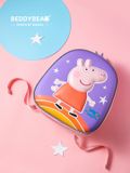  Balo Beddybear Chống thất lạc Heo Peppa Tím dành cho bé mẫu giáo từ 02 tuổi- ZS-HEOTIM 