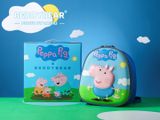  Balo Beddybear Chống thất lạc Heo Peppa Xanh dương dành cho bé mẫu giáo từ 02 tuổi-ZS-HEOXANH 