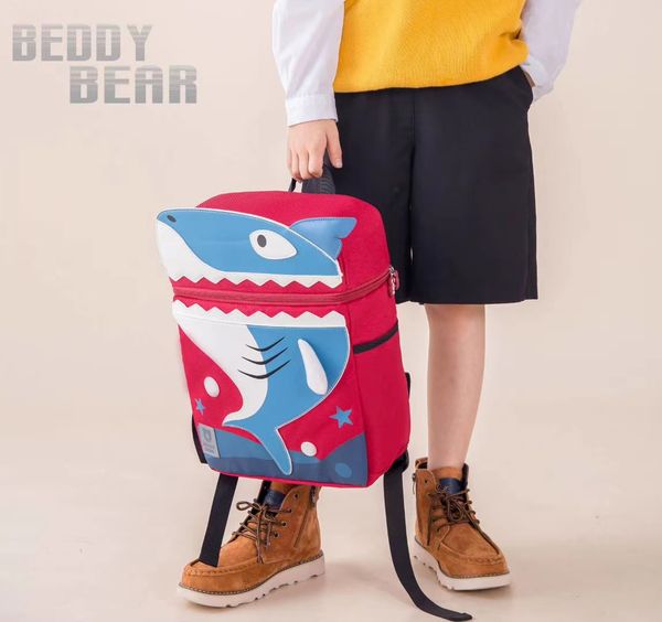  Balo Beddybear Cute Bag In hình Cá Mập - dành cho Bé từ 04 tuổi trở lên -YE-CAMAP 