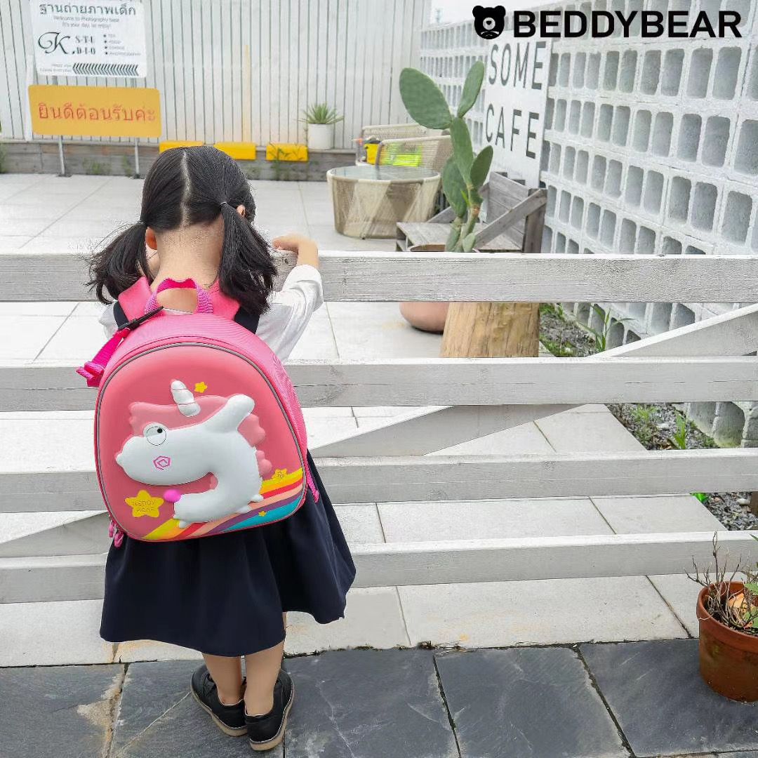  Balo Beddybear Chống thất lạc Kỳ lân - Unicorn hồng dành cho bé mẫu giáo từ 02 tuổi- ZS-KYLAN 