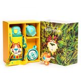  Bình giữ nhiệt cho Bé Trai hoặc Gái Chính hãng 100% Beddy Bear Tiger - Con Hỗ - 3 nắp thay thế - tặng móc khóa - RT104-630-HO 