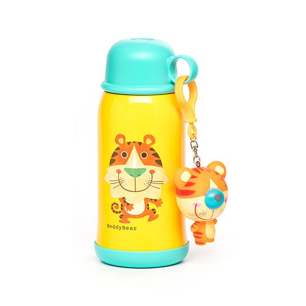  Bình giữ nhiệt cho Bé Trai hoặc Gái Chính hãng 100% Beddy Bear Tiger - Con Hỗ - 3 nắp thay thế - tặng móc khóa - RT104-630-HO 