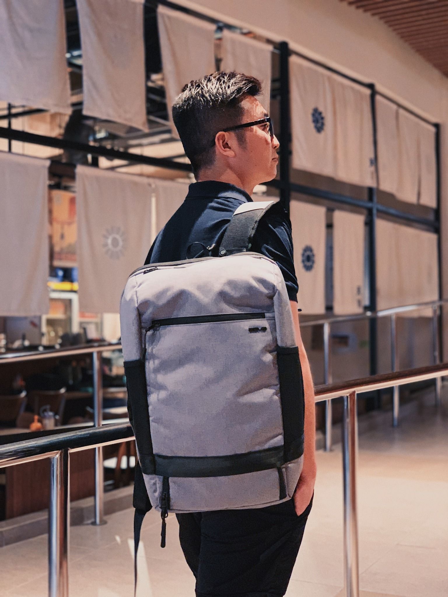  Balo AGVA Traveller Daypack - du lịch ngắn ngày - Ngăn laptop riêng 17 inch - LTB357GREY - màu xám - chính hãng AGVA 