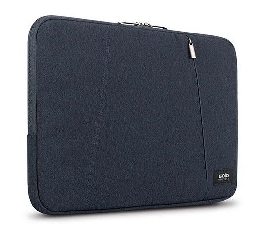  Túi chống sốc Solo Oswald dành cho Laptop 13.3 inch. Túi Kích thước 27 x 37 x 2.54 cm - Hai màu Xanh và Xám .Mã SLV1613 
