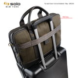  Túi xách Laptop 15.6 inch Solo  Braford Mercer - Màu nâu - Mã EXE335-3 (Cái) - Chất liệu vải Polyester cao cấp - Nhiều ngăn - Bảo hành chính hãng 5 năm 
