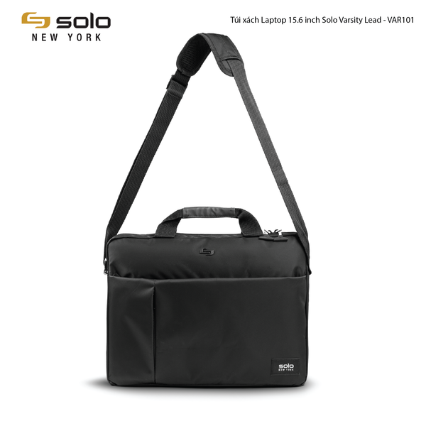  Túi xách Nữ 15.6 inch Solo Varsity Lead - Mã VAR101-4 - Màu đen - Chất liệu nylon kháng nước - Bảo hành chính hãng 5 năm 