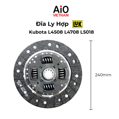  Kubota L4508 L4708 L5018-TC432-20170-  324092010- Đĩa ly hợp 