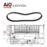  RGV3214000029- BELT 2SC98- Dây curoa bản đôi SC98 