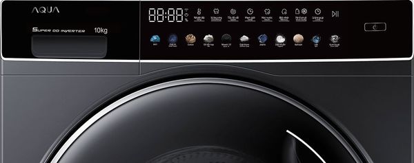 Máy giặt Aqua Inverter 10 kg AQD DDW1000J BK lồng ngang
