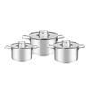 Bộ nồi Inox Elmich EL-2473 size 16, 20, 24 cm
