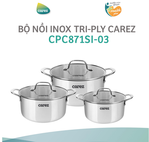Bộ nồi Carez CPC871SI-03