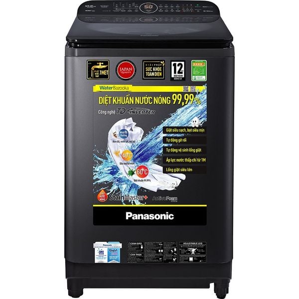Máy giặt Panasonic Inverter 10.5 Kg NA-FD10VR1BV lồng đứng
