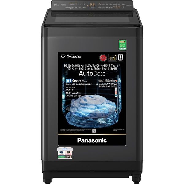 Máy Giặt Panasonic Inverter 11.5 Kg NA-FD115W3BV lồng đứng