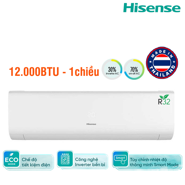 Máy lạnh Hisense Inverter 1.5 HP AS-12TR4RYDTU00B